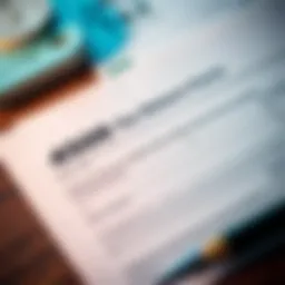 Detailed view of the 4506 tax return form