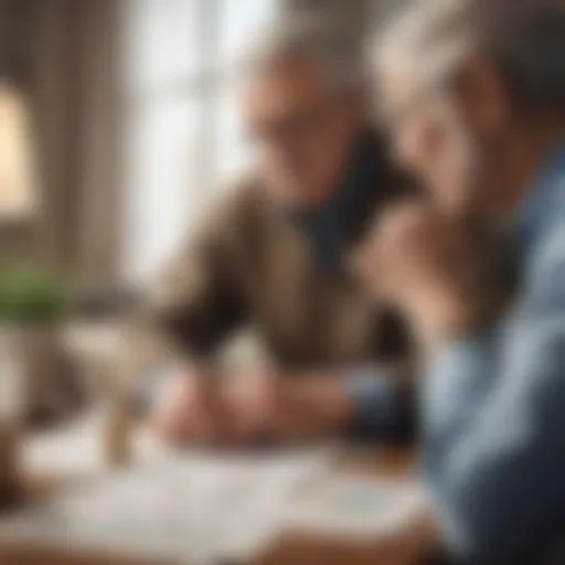 A visual representation of retirement planning stages