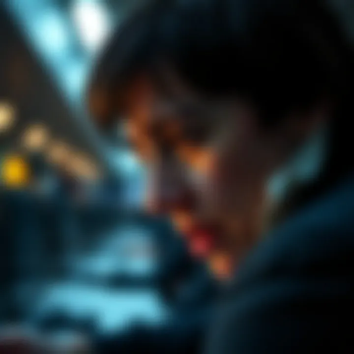 Emotional Turmoil A visual metaphor for emotional turmoil during layoffs