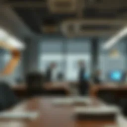 An abstract representation of uncertainty in the workplace