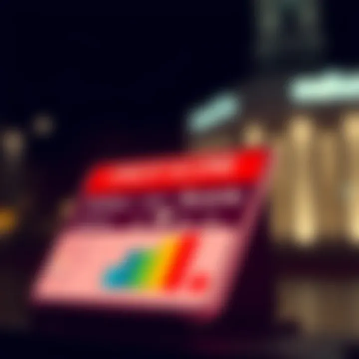 Visual representation of credit score factors