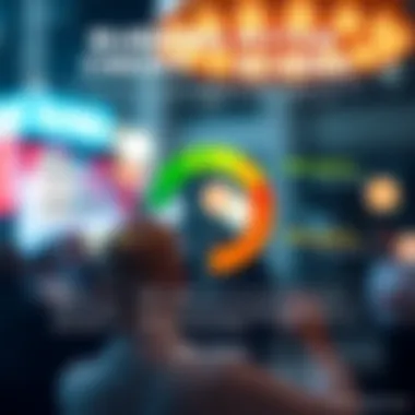 Infographic explaining common myths about credit scores