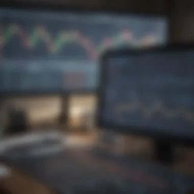 A graphic representation of fundamental and technical analysis techniques used in trading.