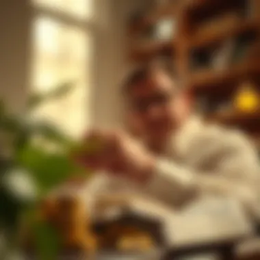 Artistic depiction of financial independence achieved through smart investing