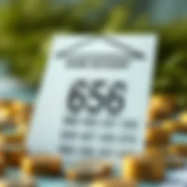 Visual representation of bank account formats