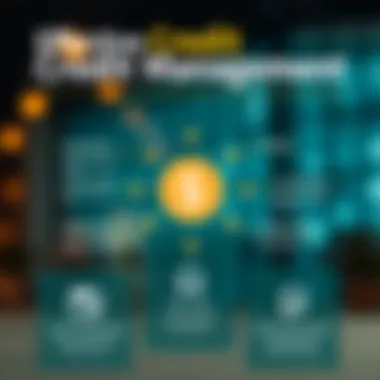 Effective Credit Management Tips Infographic illustrating tips for managing credit effectively