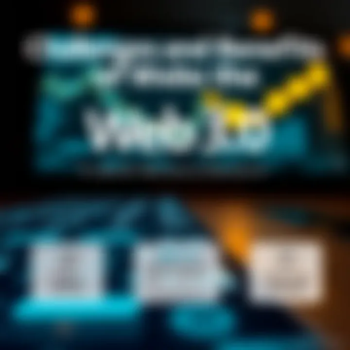 An infographic highlighting the challenges and benefits of transitioning to Web 3.0.