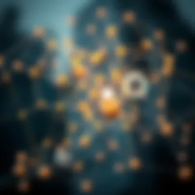 A visual representation of the interconnected web of decentralized applications showcasing their synergy.