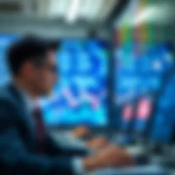 A visual representation of various types of stock market brokers in the US