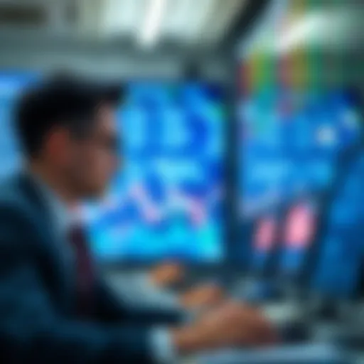 A visual representation of various types of stock market brokers in the US